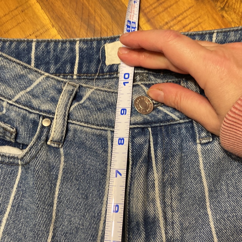 Pacsun Striped Mom Jeans 24 - Picture 8 of 9